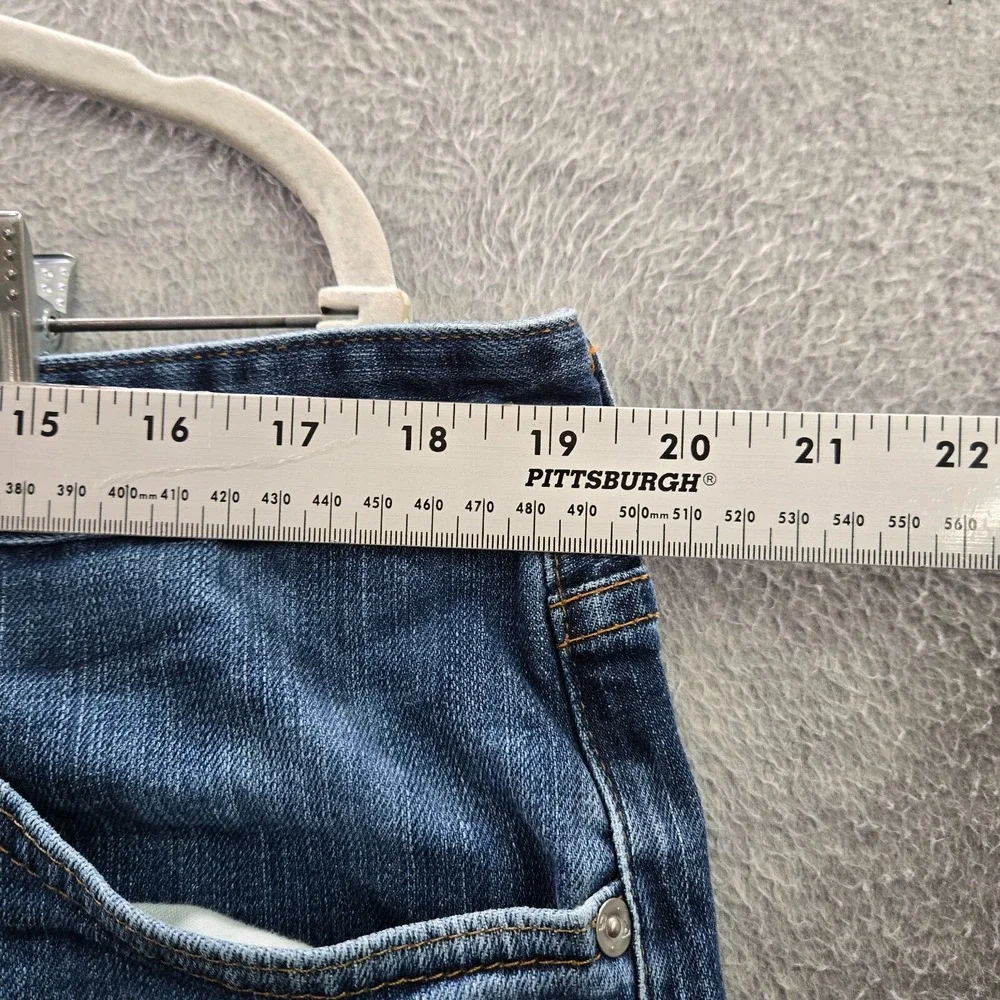 AG Adriano Goldschmied Men Jeans 38x34 Blue Denim Straight Mid‎ Rise